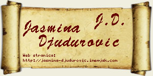 Jasmina Đudurović vizit kartica